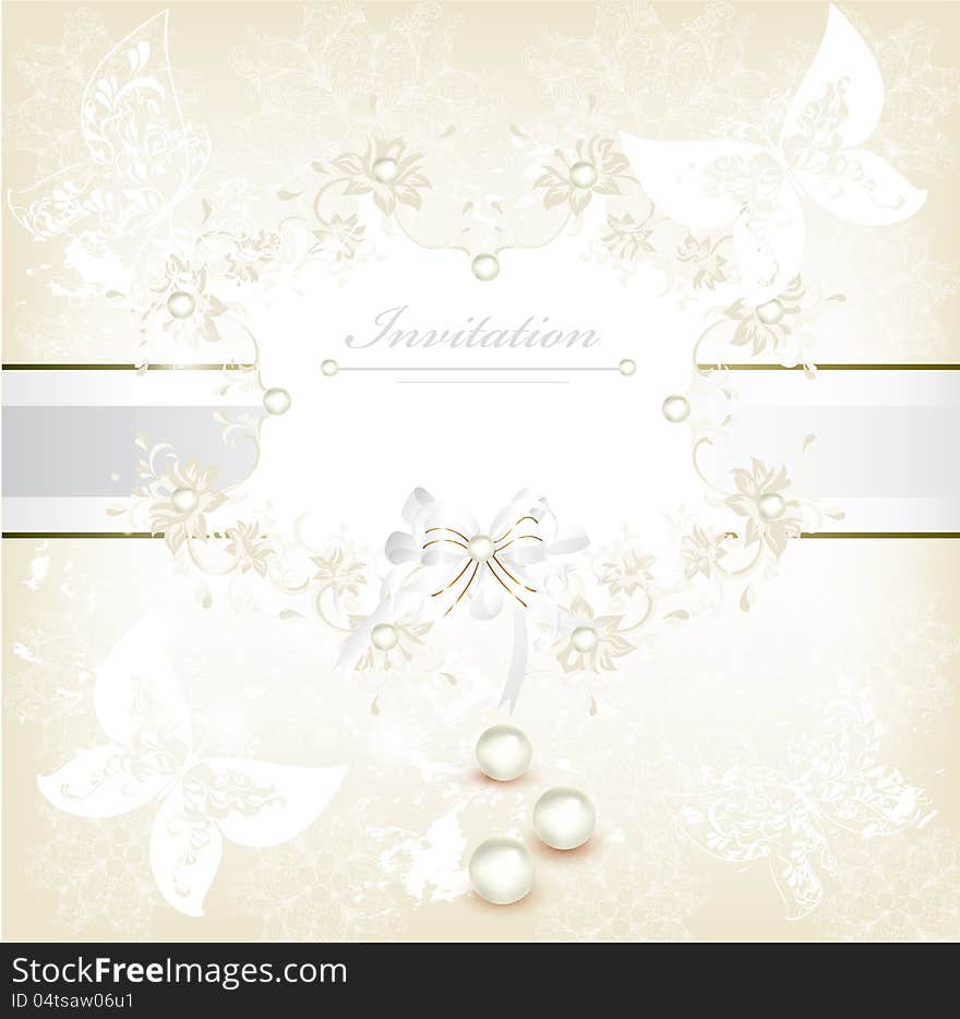 Wedding vector
invitation anniversary card for design