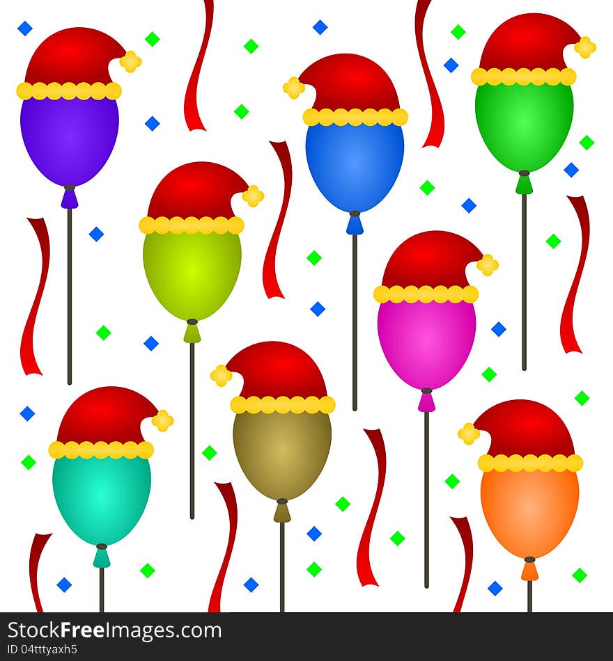 Christmas balloons