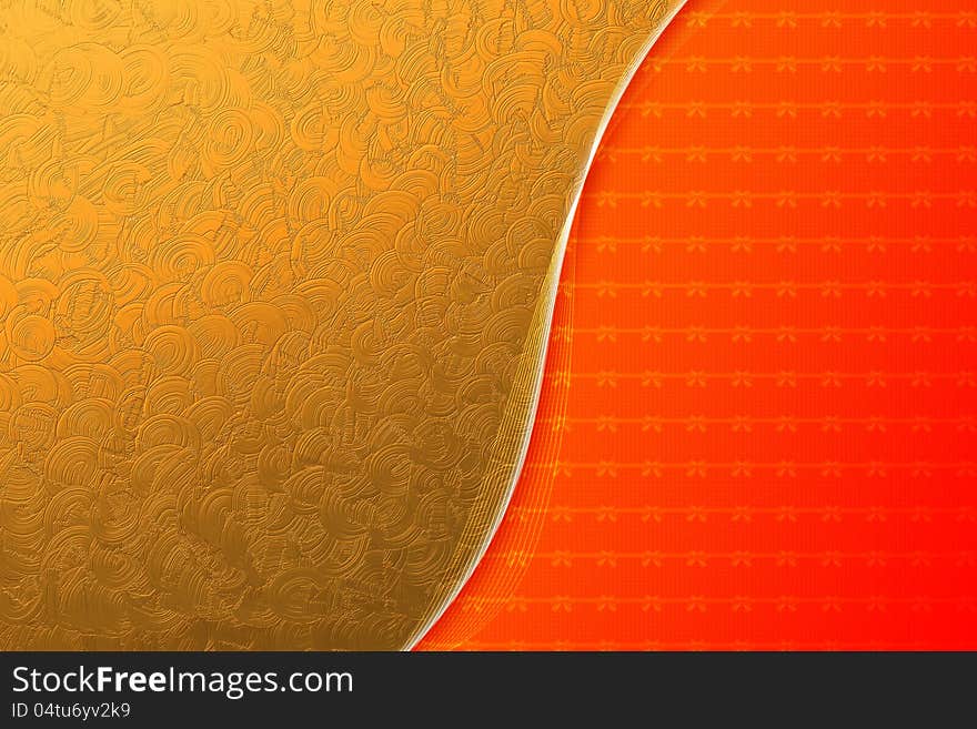 Abstract gold and red background, texture