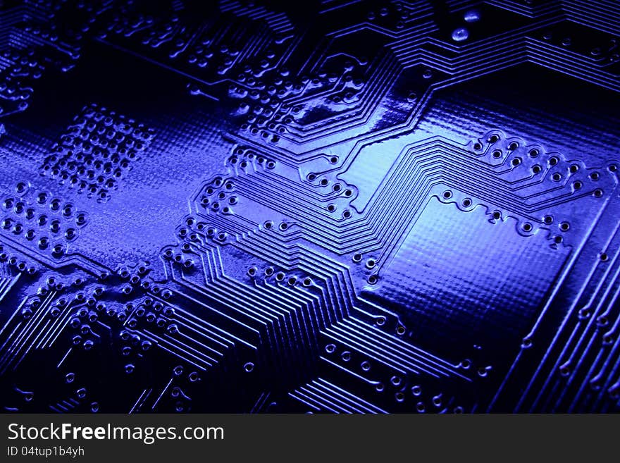 Abstract image of the PCB. Abstract image of the PCB