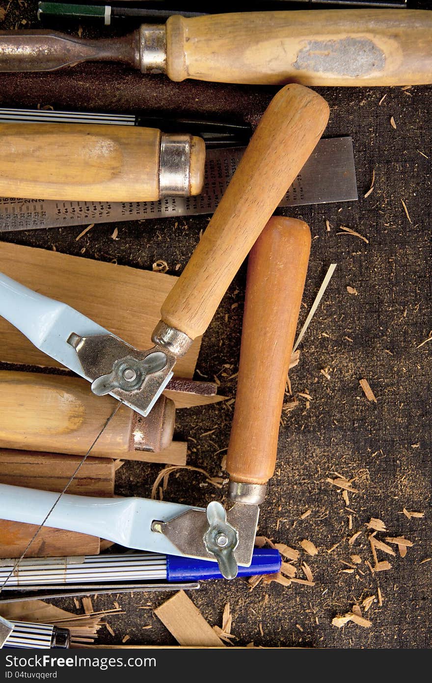 Tools-woodcraft background