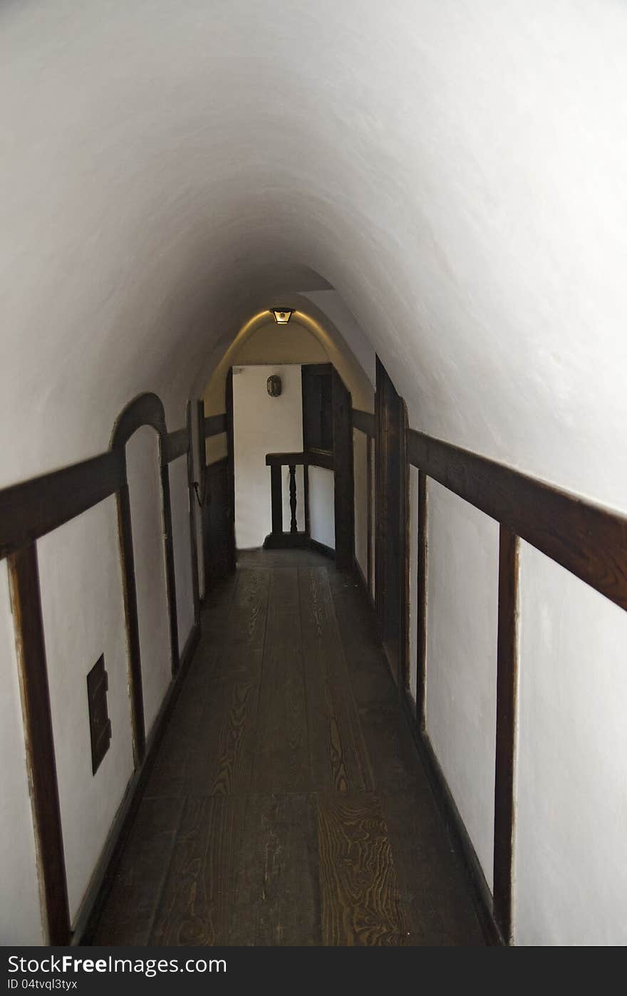 An inside view of the Bran Castle, Transylvania, Romania. An inside view of the Bran Castle, Transylvania, Romania