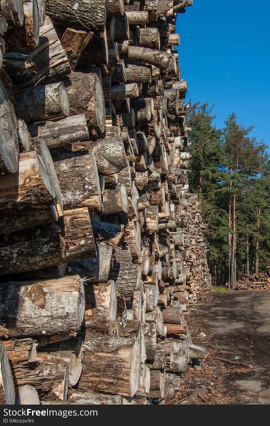 Stockpile. Used as biofuel. Stockpile. Used as biofuel.