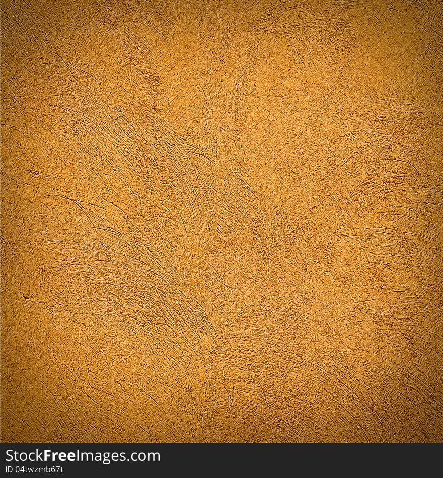 Orange wall background or texture