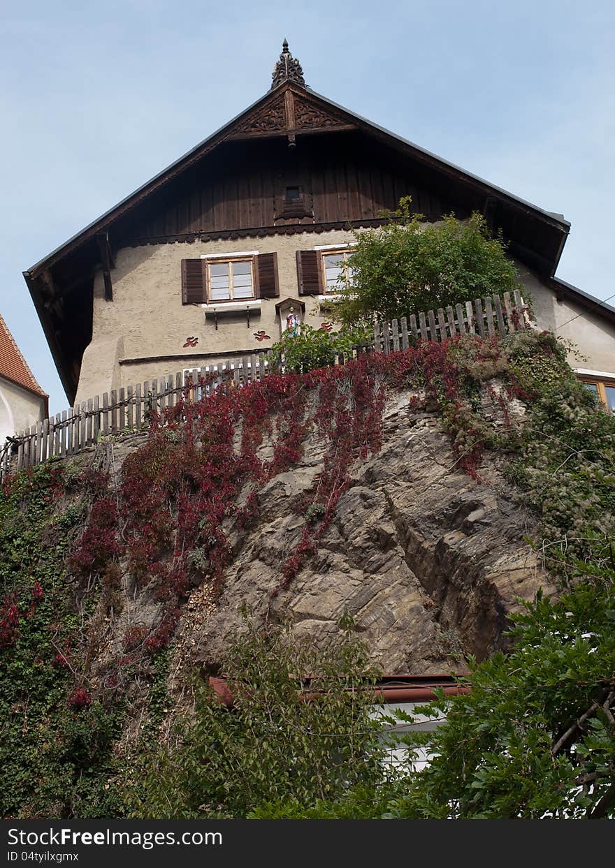 House on the rocks,Austria