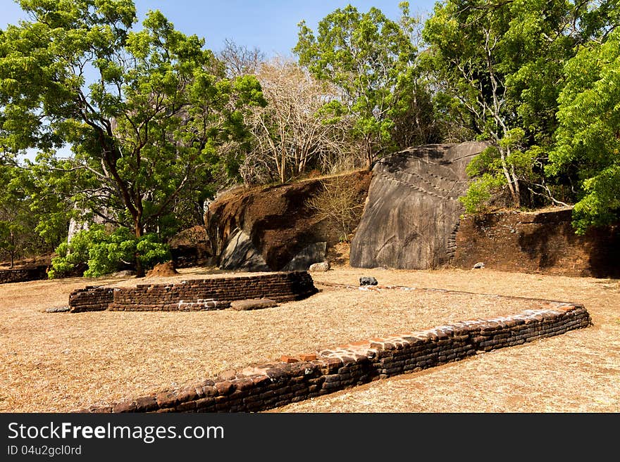 Gardens of Sigiriya Lion s rock fortress