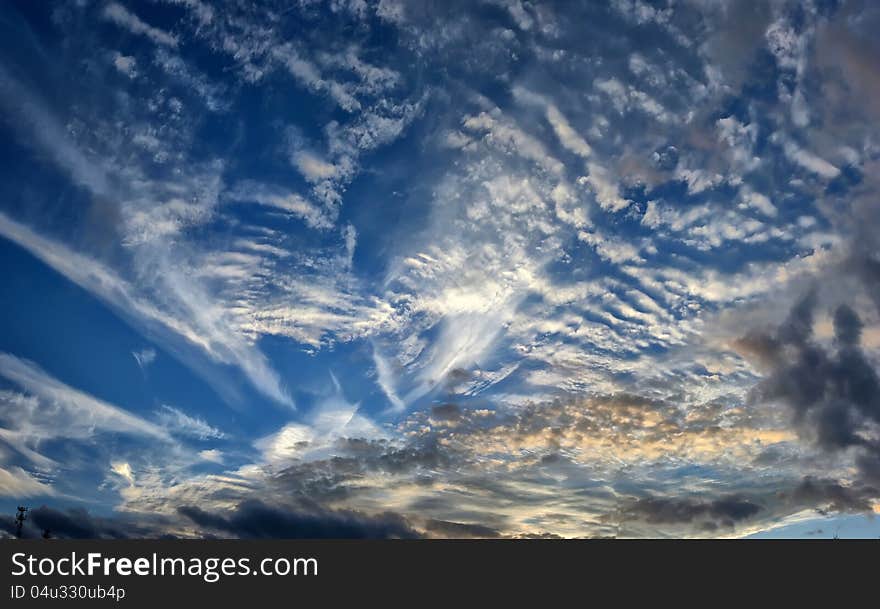 Sky and clouds