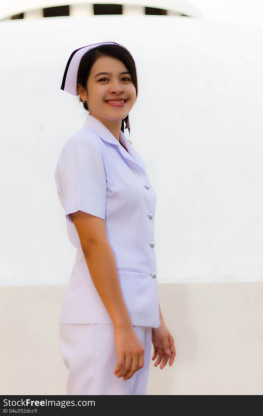 Smiling Of Thai Nurse