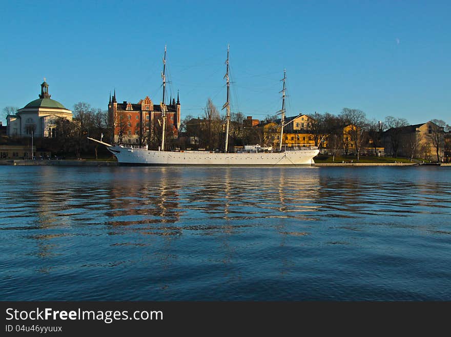 Sailboat at the dock