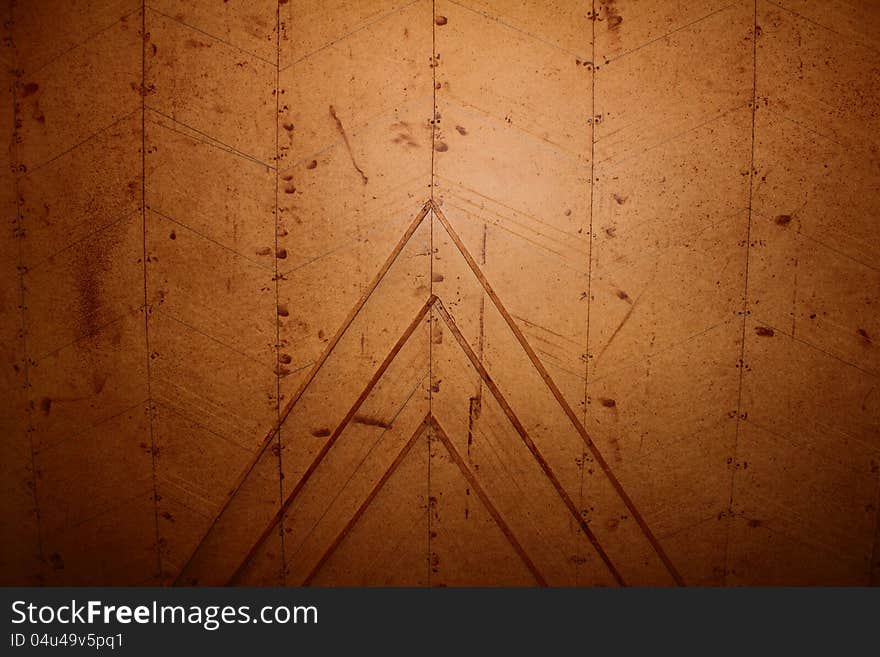 Old wood ceiling, abstract background