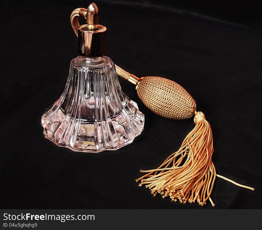 Old fashion bottle of perfume