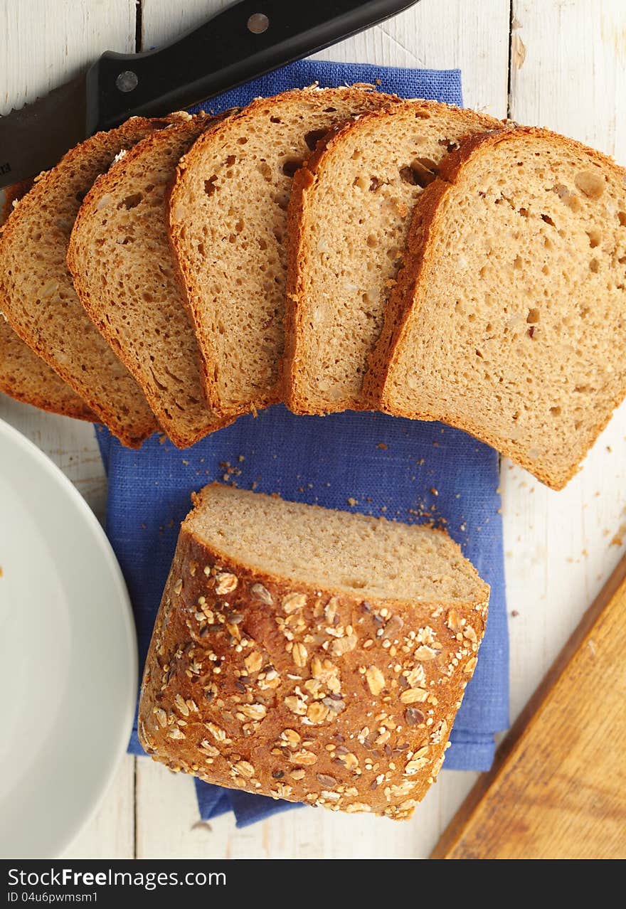 Delicious and fresh whole wheat bread