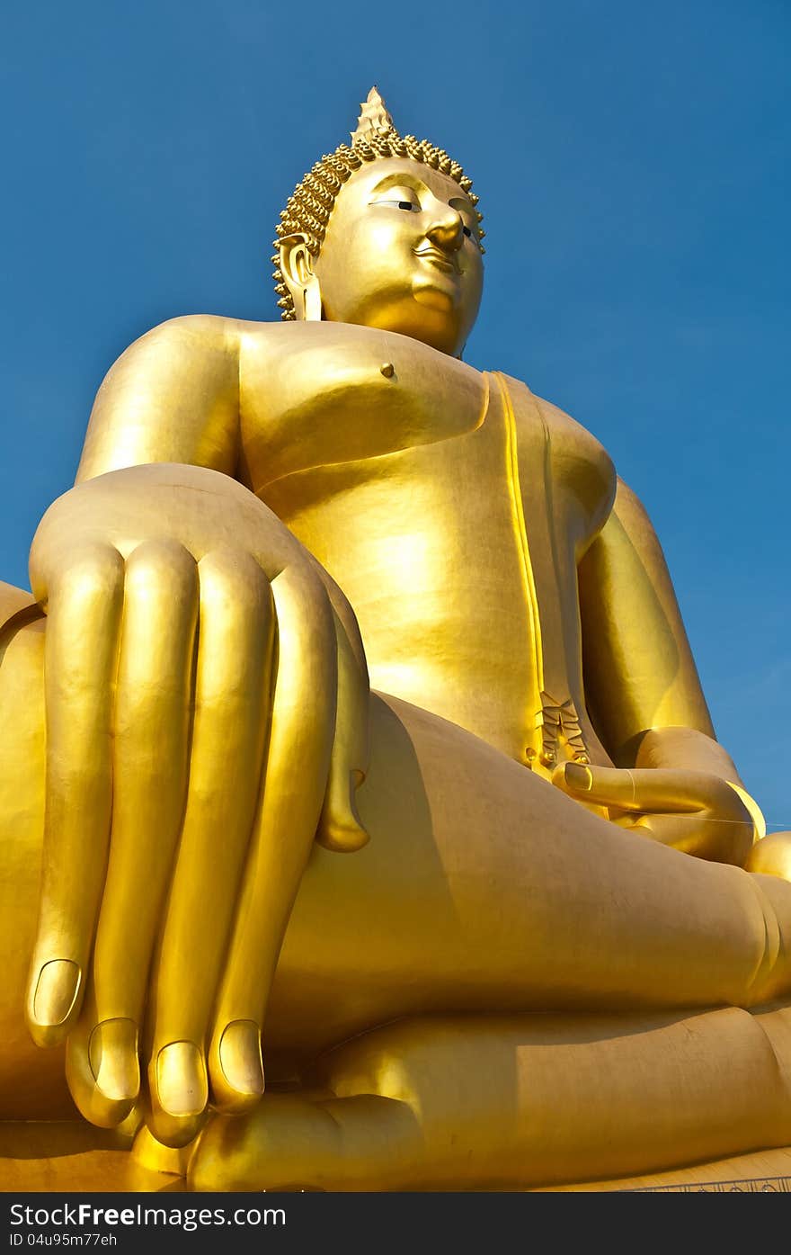 Image of color gold Buddha