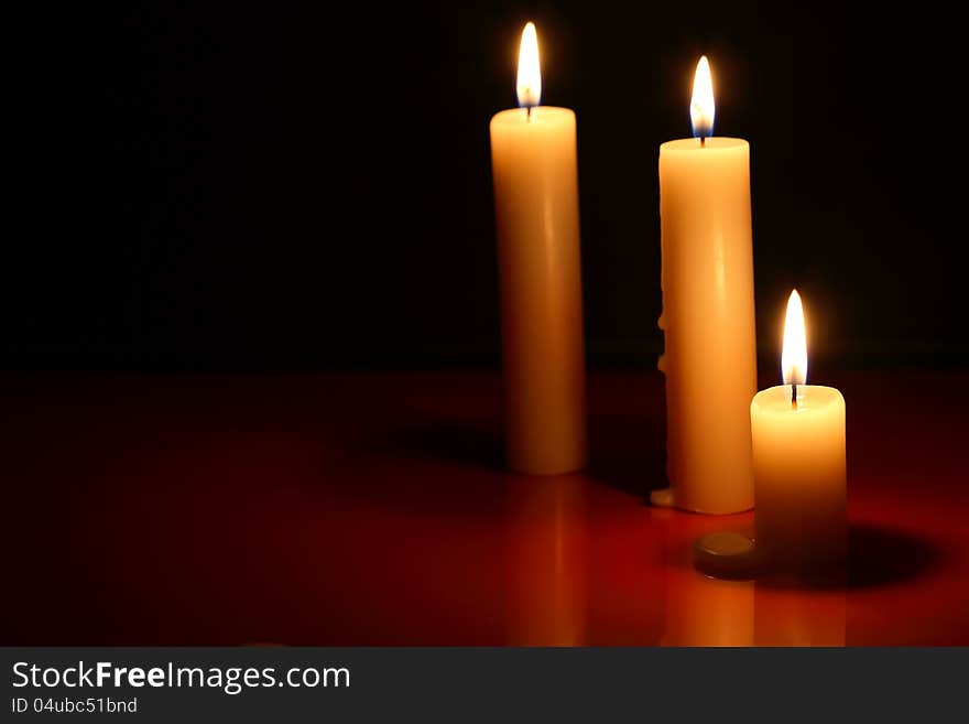 Candles On Dark