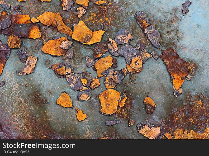 Abstract cracked metals background