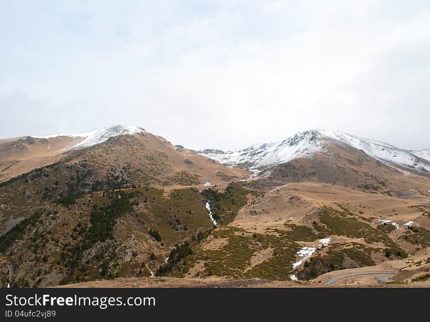 Winter Landscape At Boi Taull