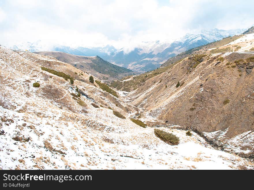 Winter landscape at Boi Taull