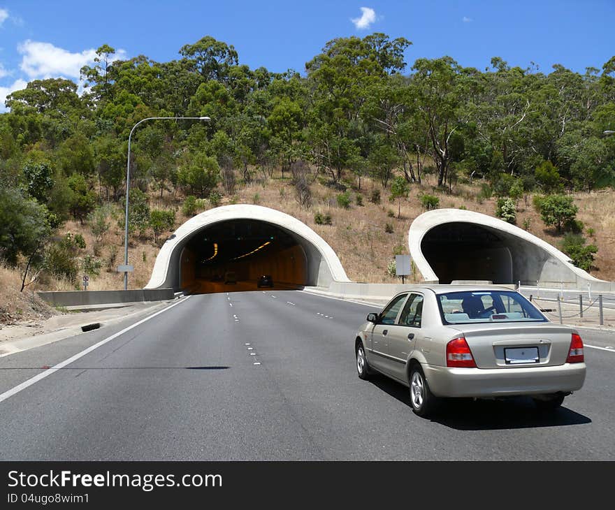 Road With Tunnel.