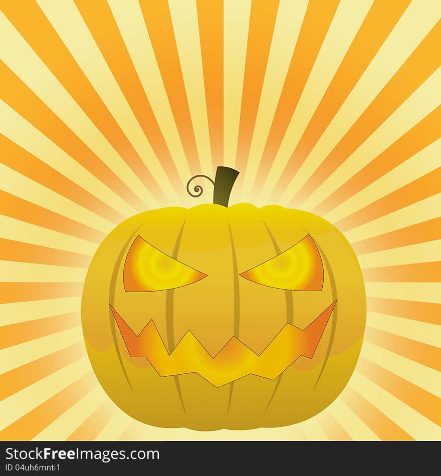 Halloween Pumpkin for your design