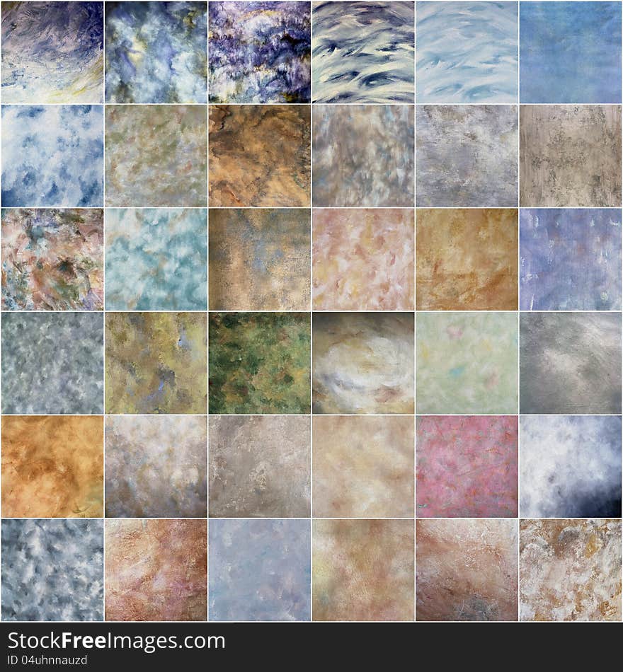 Collage Wall Texture