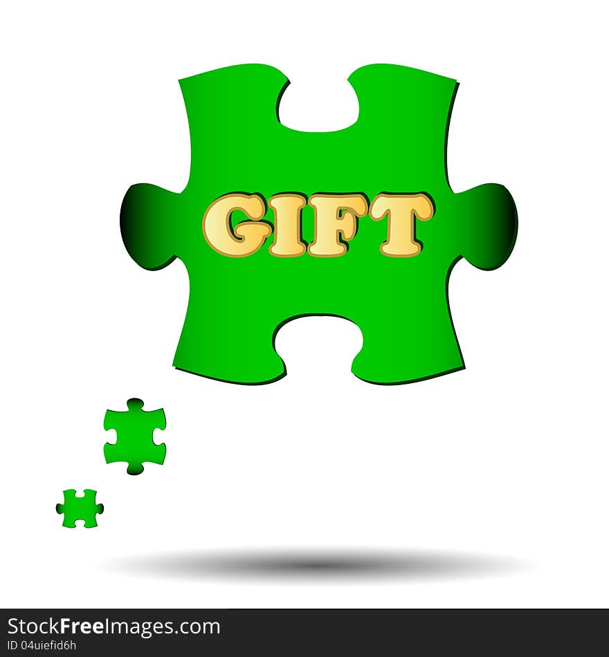 Gift logo located on a white background