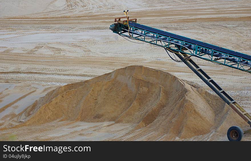 Gravel mining