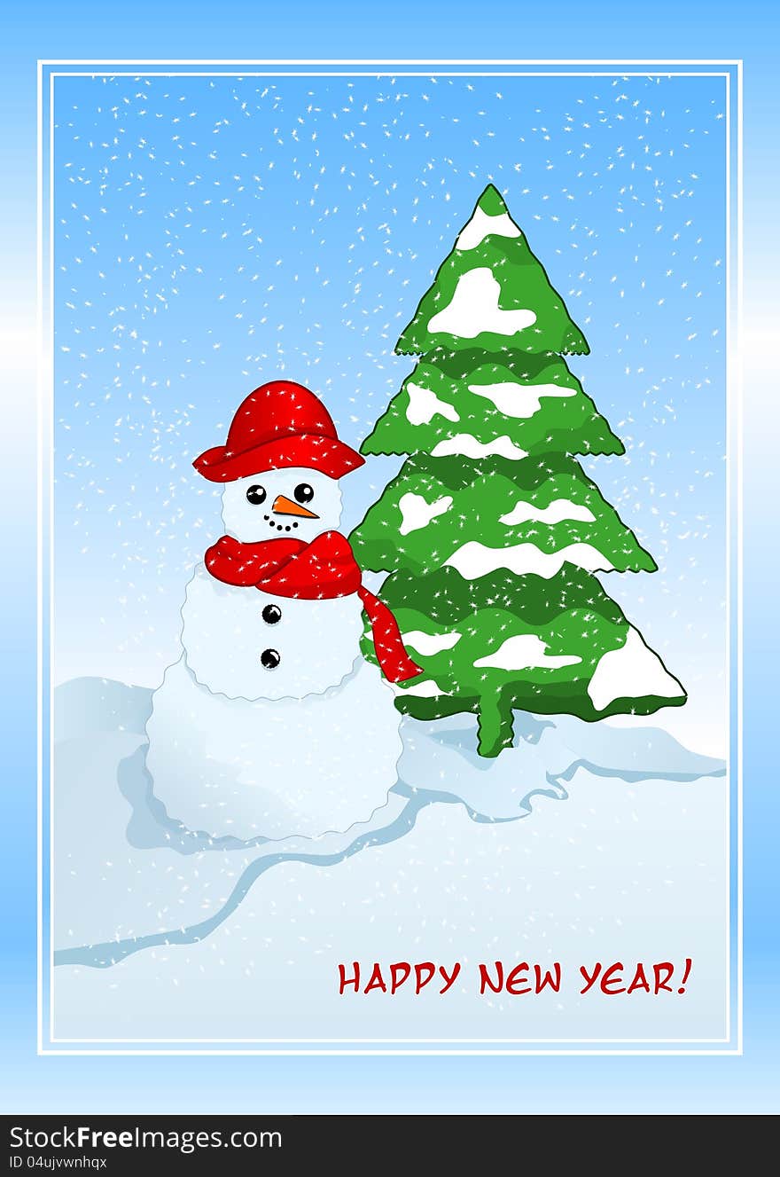 Winter Greeting Cad