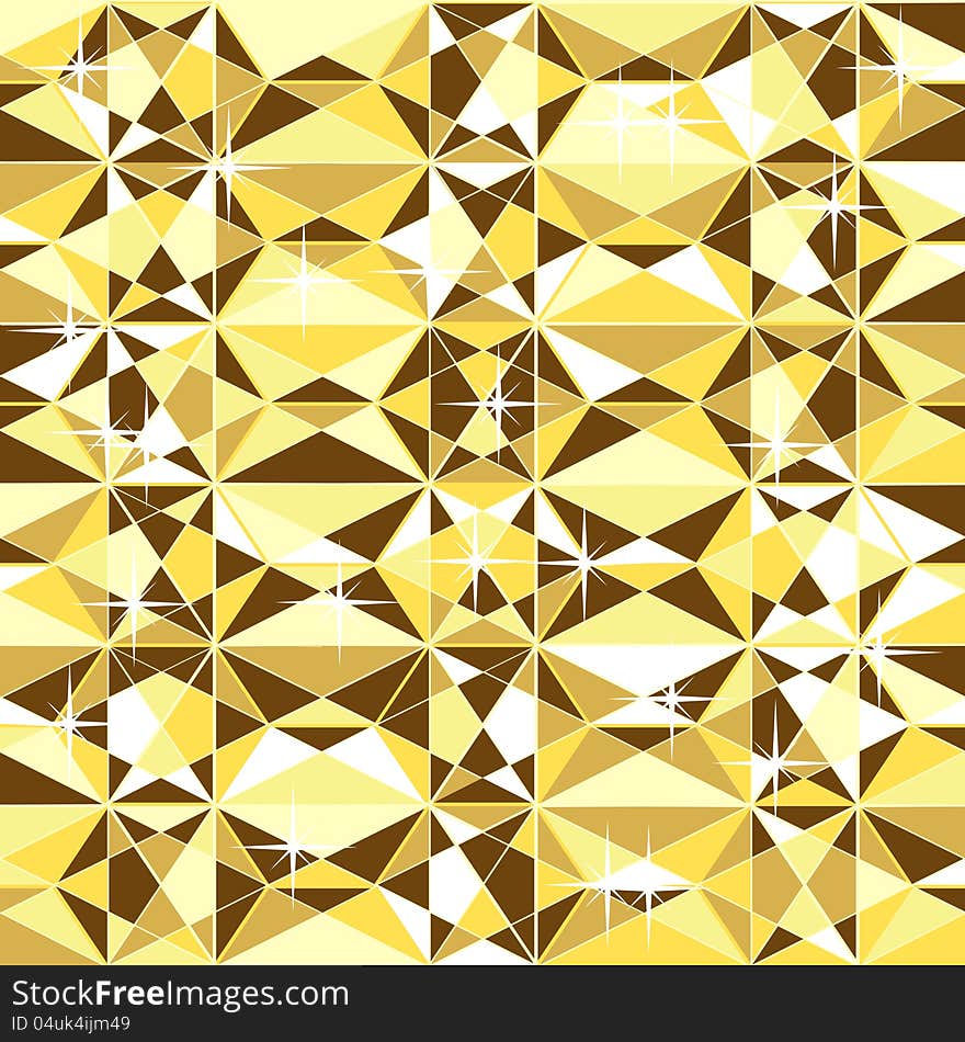 Vector seamless gold texture, without gradients and transparencies. Vector seamless gold texture, without gradients and transparencies