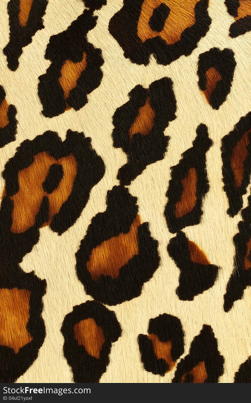 Fake leopard skin that made from leather