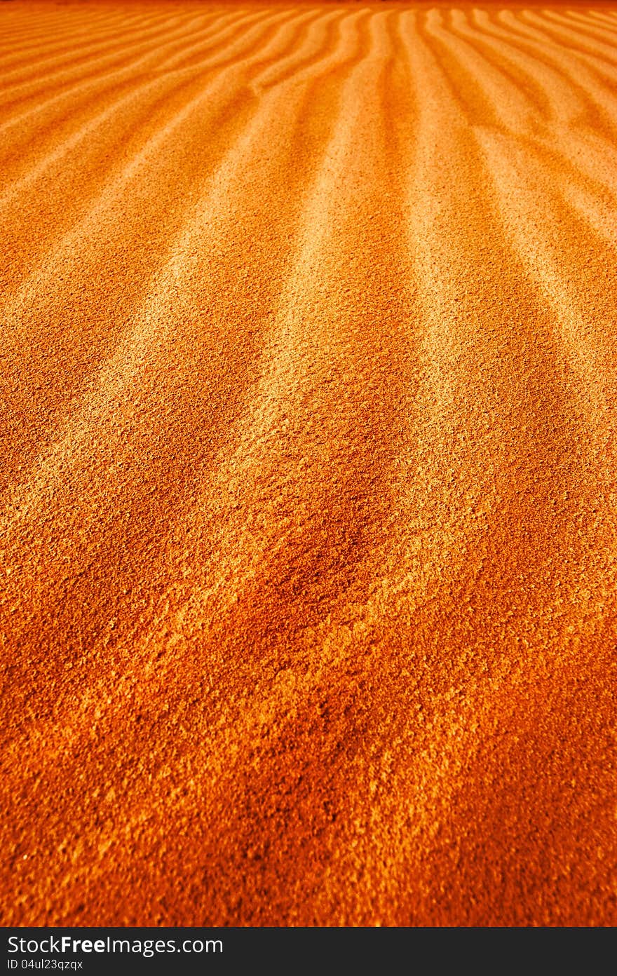 Abstract texture of sand dune in desert