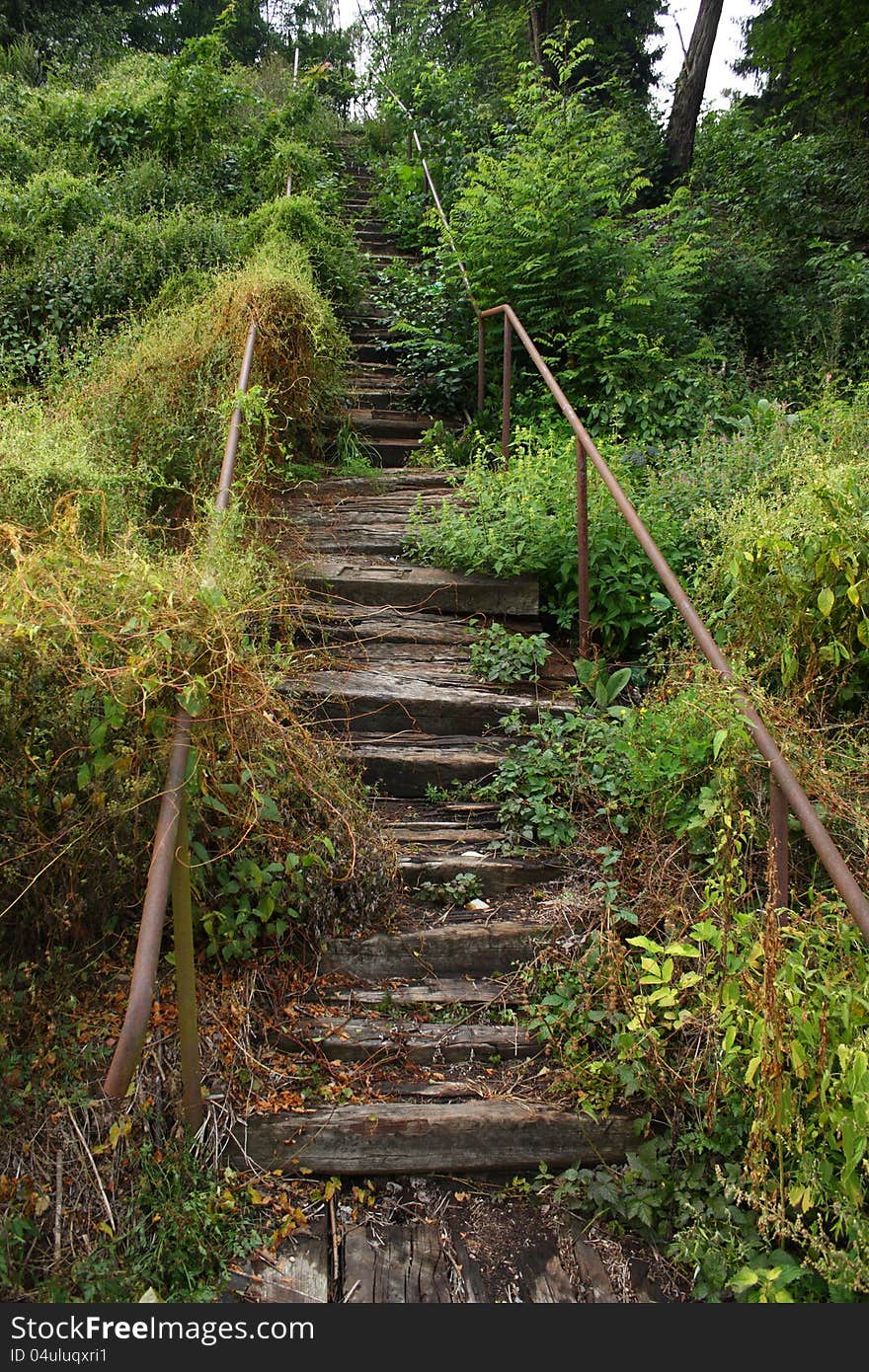 Old stairway