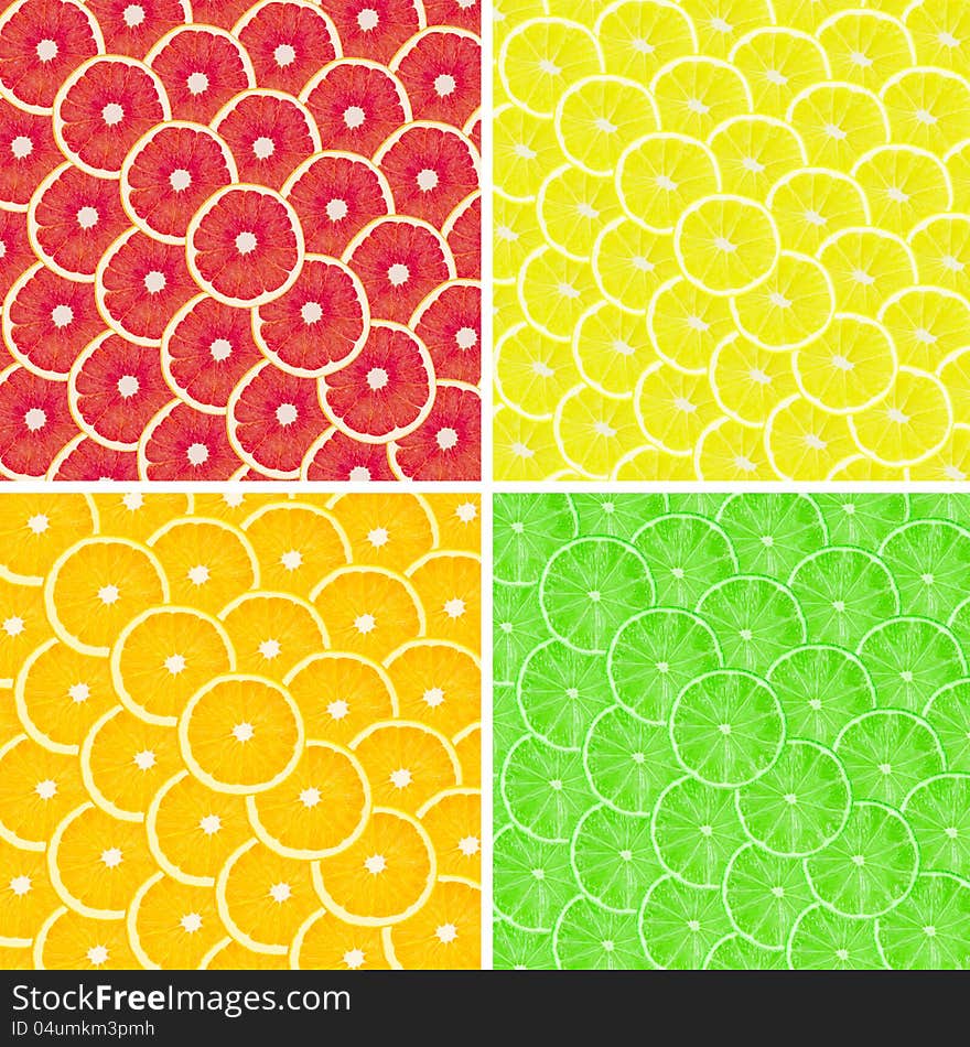 Collage of many fresh fruits. Collage of many fresh fruits