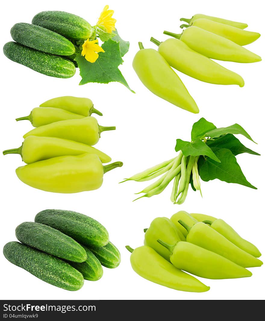 Collection of fresh vegetables