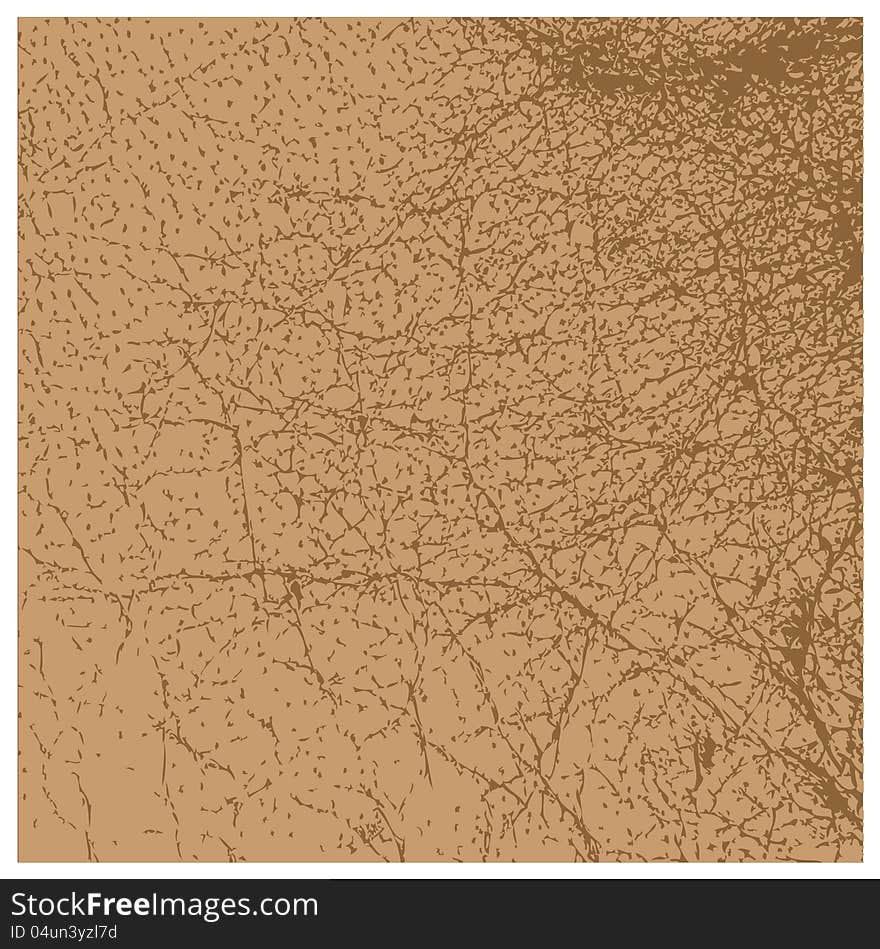 Perfect Vector Brown Leather Texture Isolated