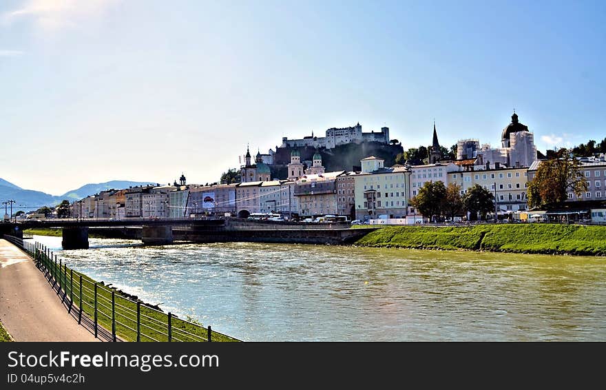 River at Salzburg Austria