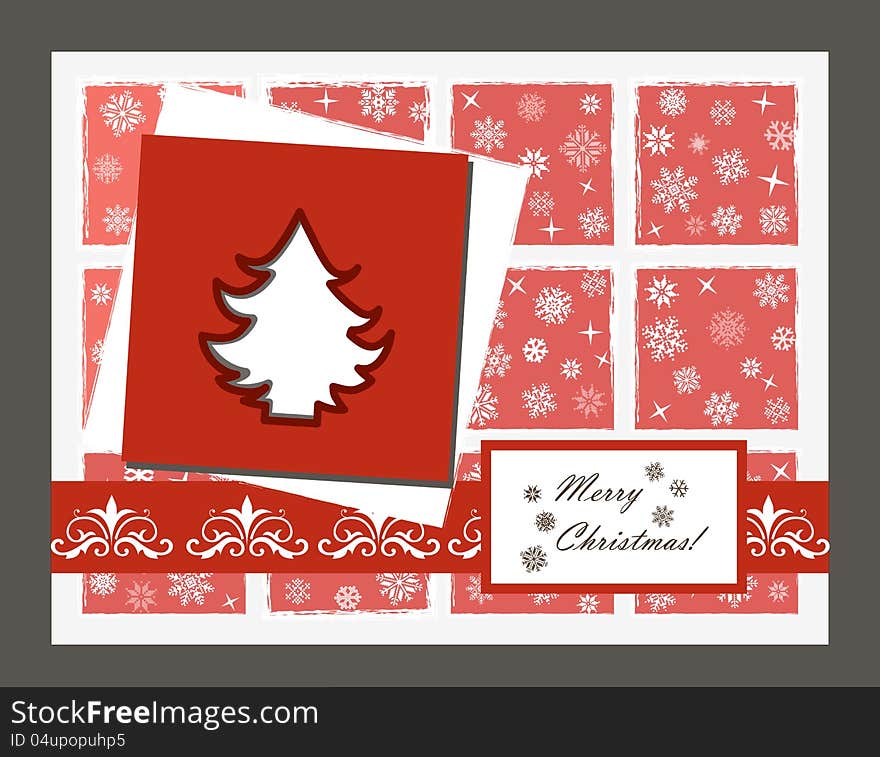 Vector Christmas card