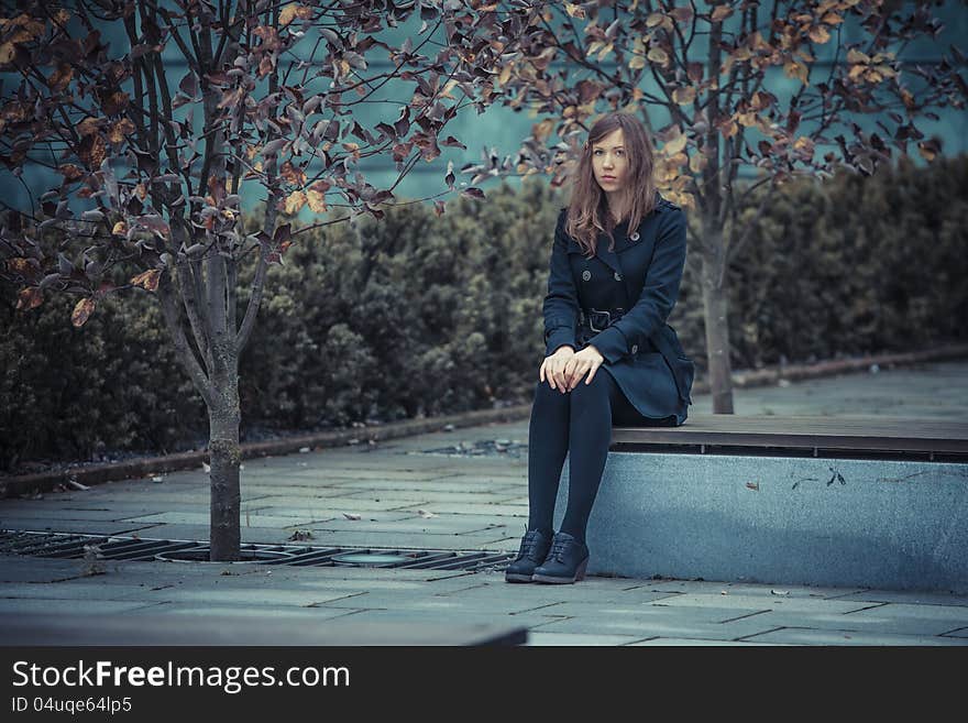 Girl On The Bench