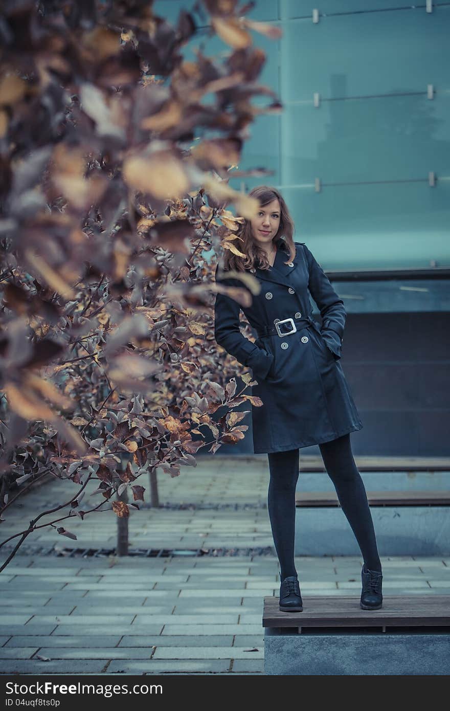 Girl on the bench