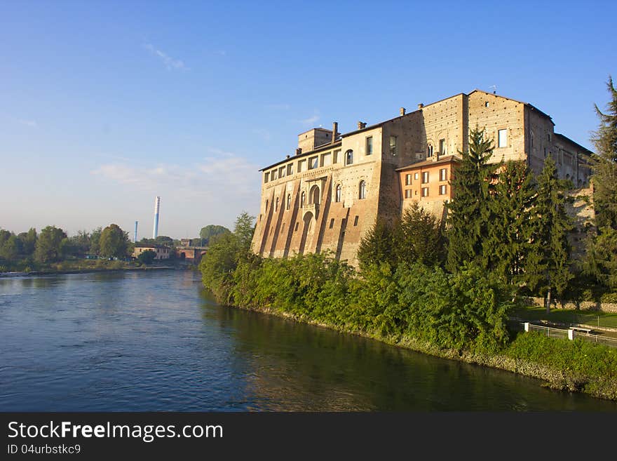 The Castle at Cassano d'Adda (MI), Italy, built by the Visconti family. The Castle at Cassano d'Adda (MI), Italy, built by the Visconti family.