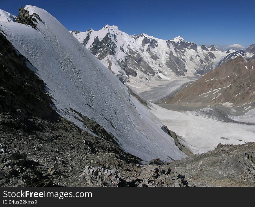 Beautiful mountains in the north of Caucasus. Beautiful mountains in the north of Caucasus