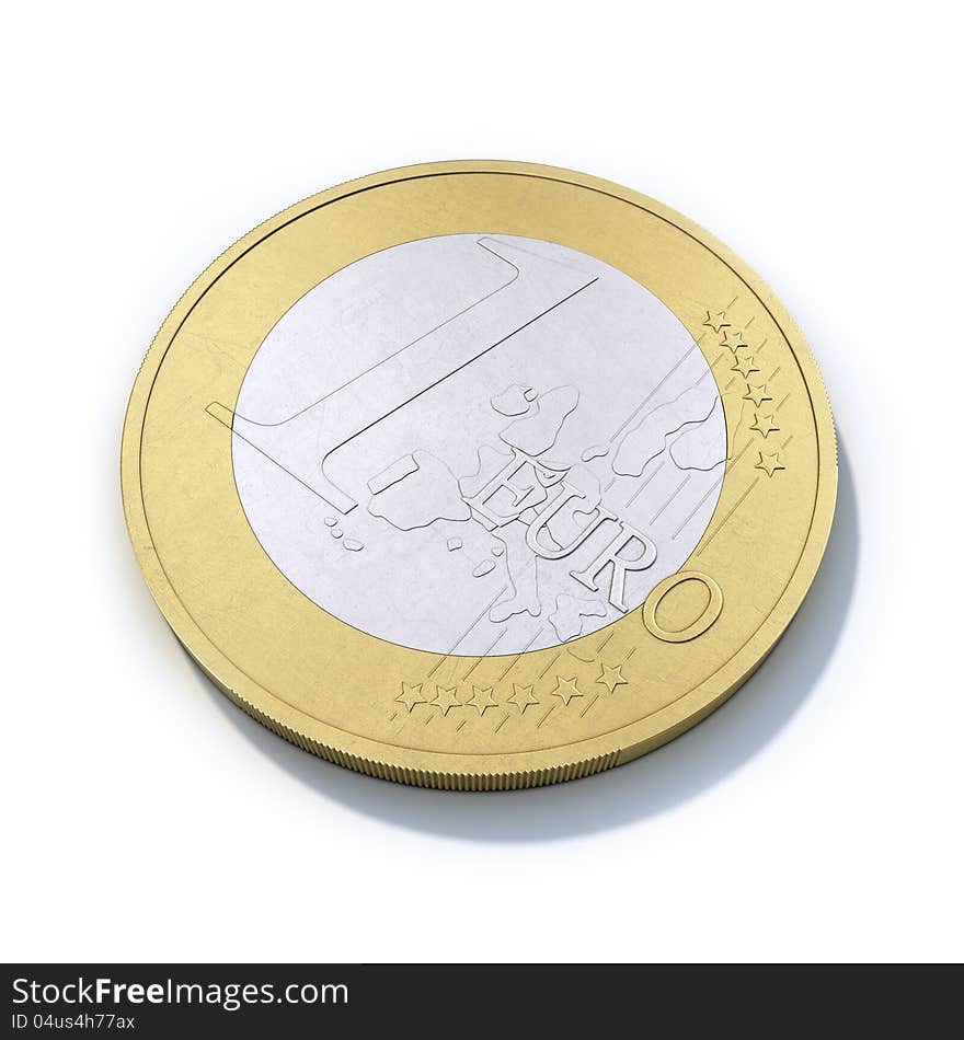 Single Euro Coin