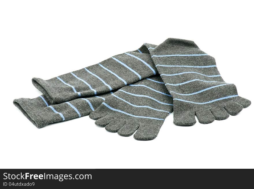 Striped Toe Socks