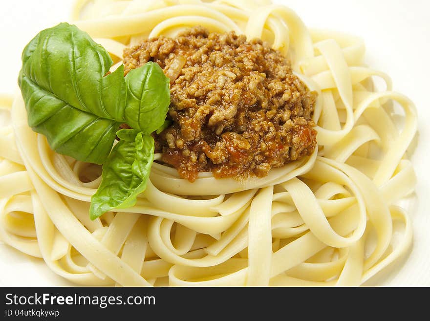 Pasta bolognese