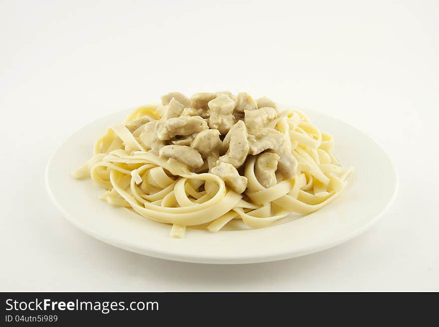 Pasta with chicken