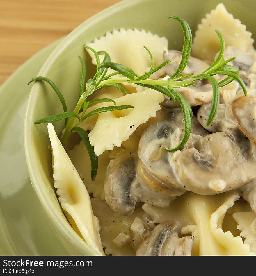 Pasta with mushrooms