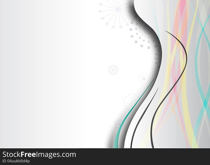 Abstract background with colorful design for text project used, illustration