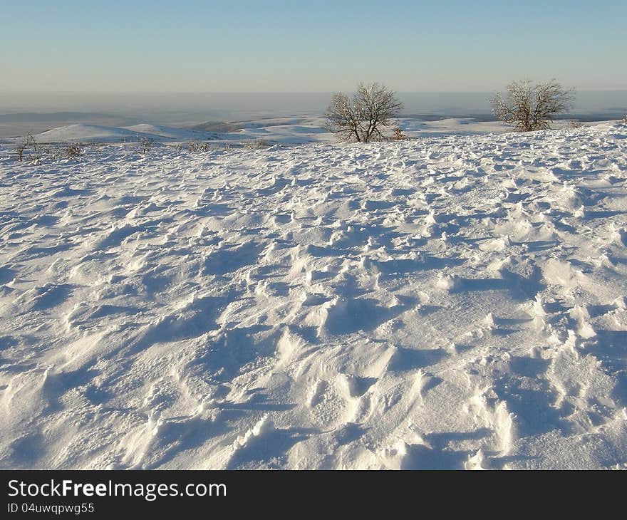 Winter In Crimean Mountains