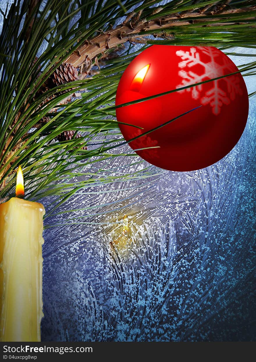 Festive Winter Background