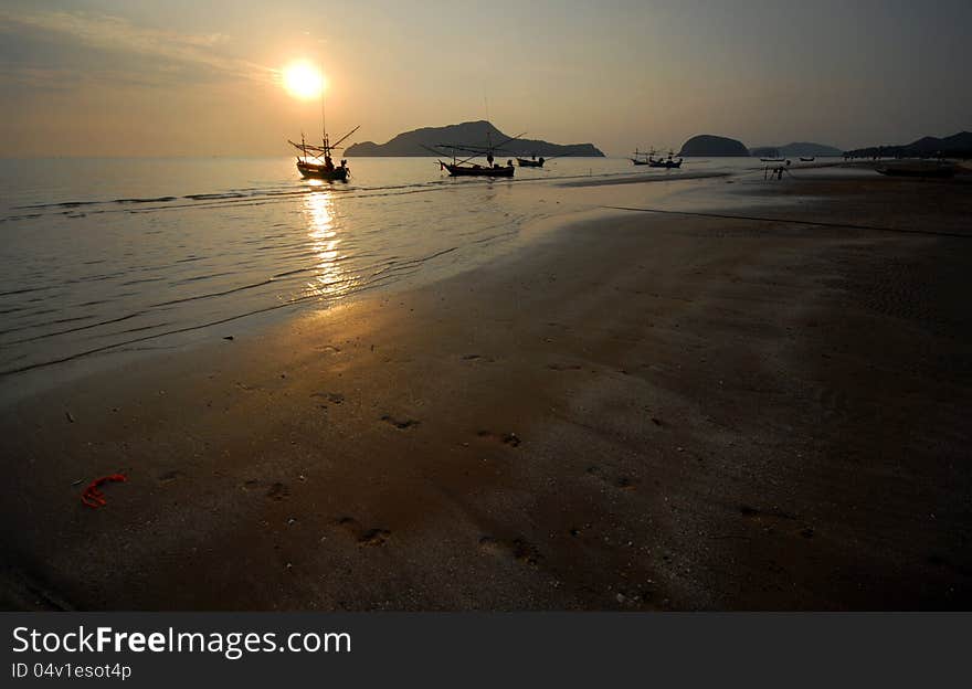 Beach In The Morning.