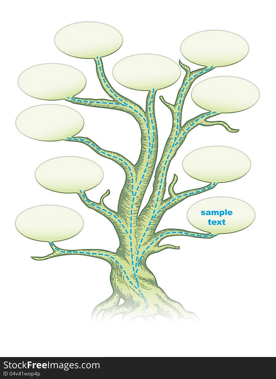 An illustration of a tree with bubbles at the end of its branches. An illustration of a tree with bubbles at the end of its branches.